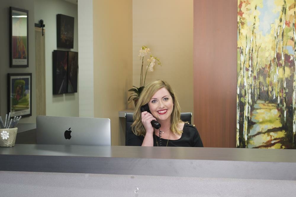 Backus Smiles, Office Tour: Reception Desk