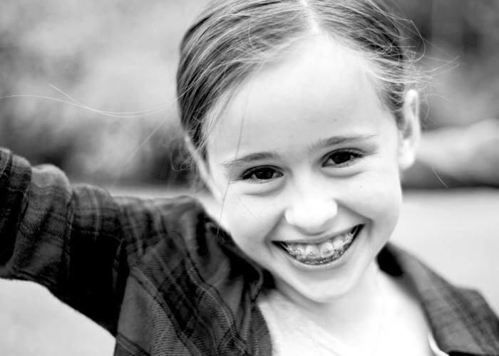 Girl in braces, Backus Smiles